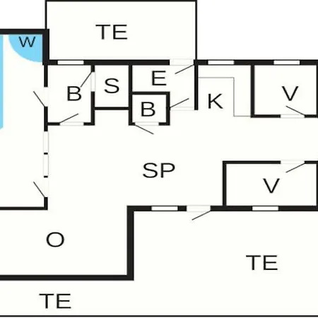 8 Person In Bl Vand 度假居